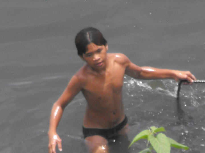 Street Kid, working