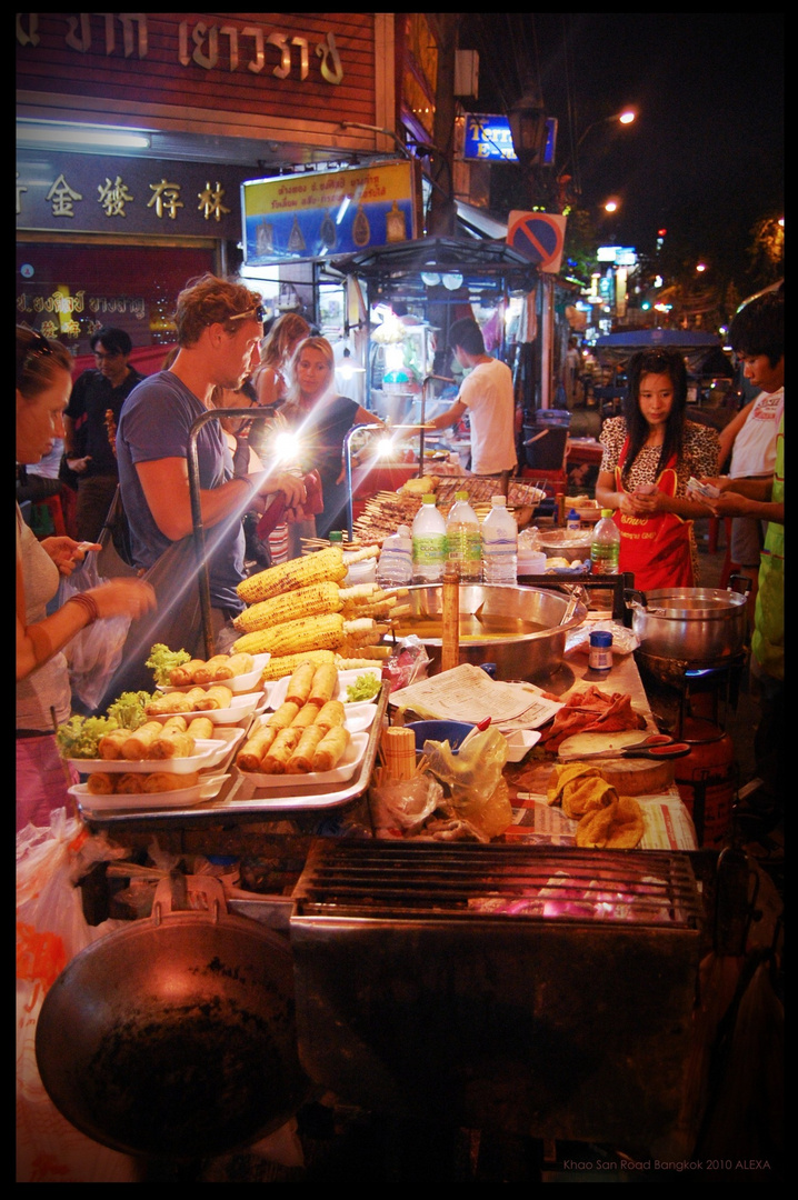 Street kitchen at khaosan road