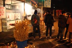 street life cooking ....