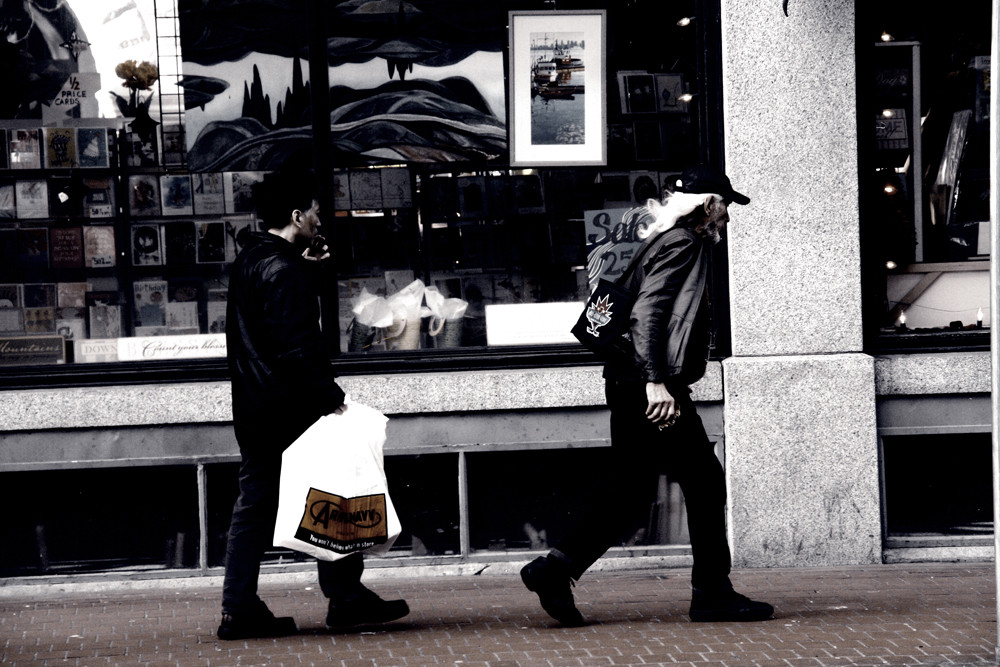 Street life - near Canada Place.