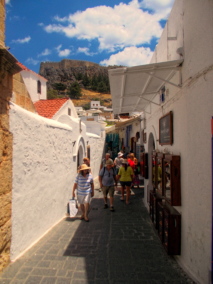 Street Lindos