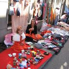 Street market on Queen's Day in Amsterdam