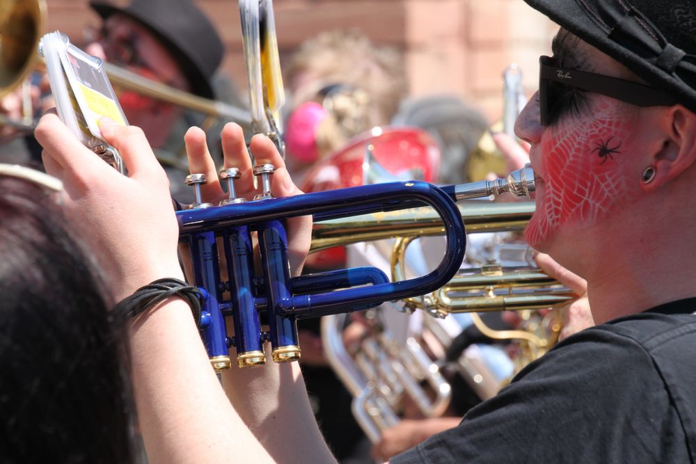 Street Music Trompete Mainz Mai16