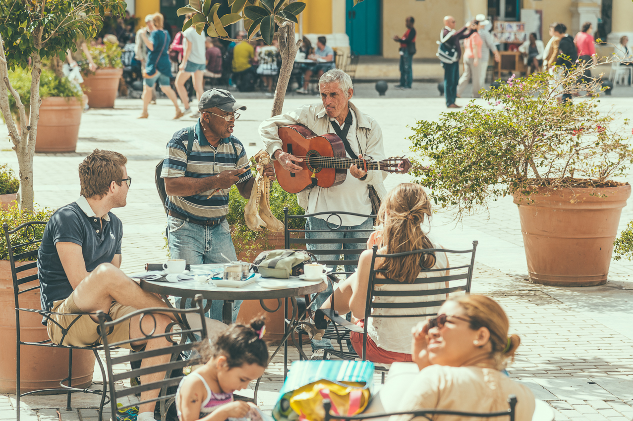 Street musicians