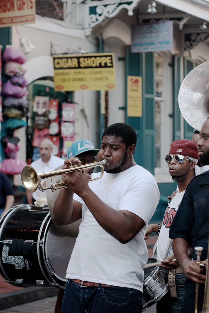 street musicians in New Orleans