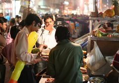 street Nachtmarkt India ca-21-99-col +Fotos