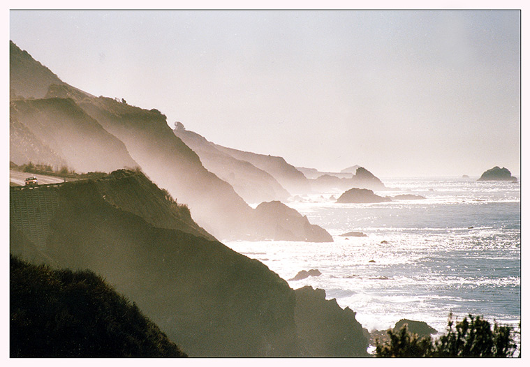 Street Nr. One Big Sur Kalifornien