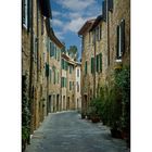 Street of San Quirico d'Orcia