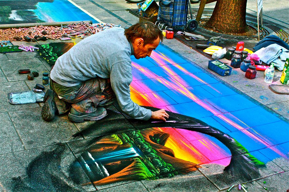 Street painter.