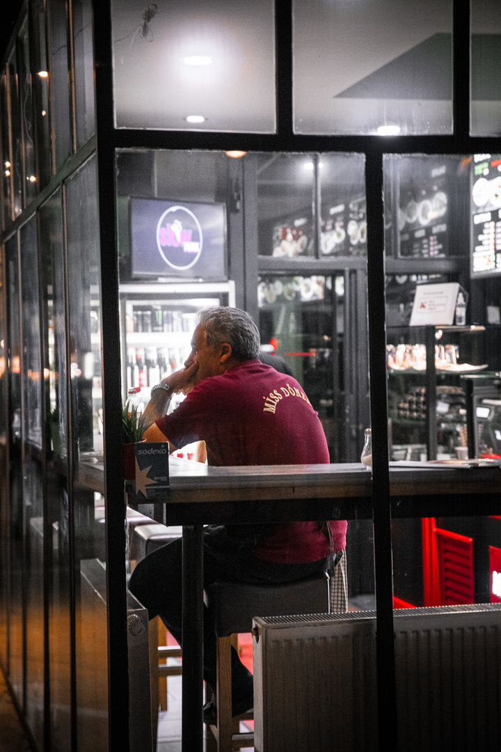 Street Photografie Hamburg bei Nacht