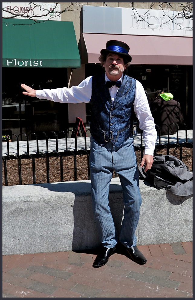 Street Poet - Havard Square - Cambridge, MA