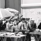 Street scene Bethlehem/ Life (Steadyfastness) infront of an Israeli military checkpoint  