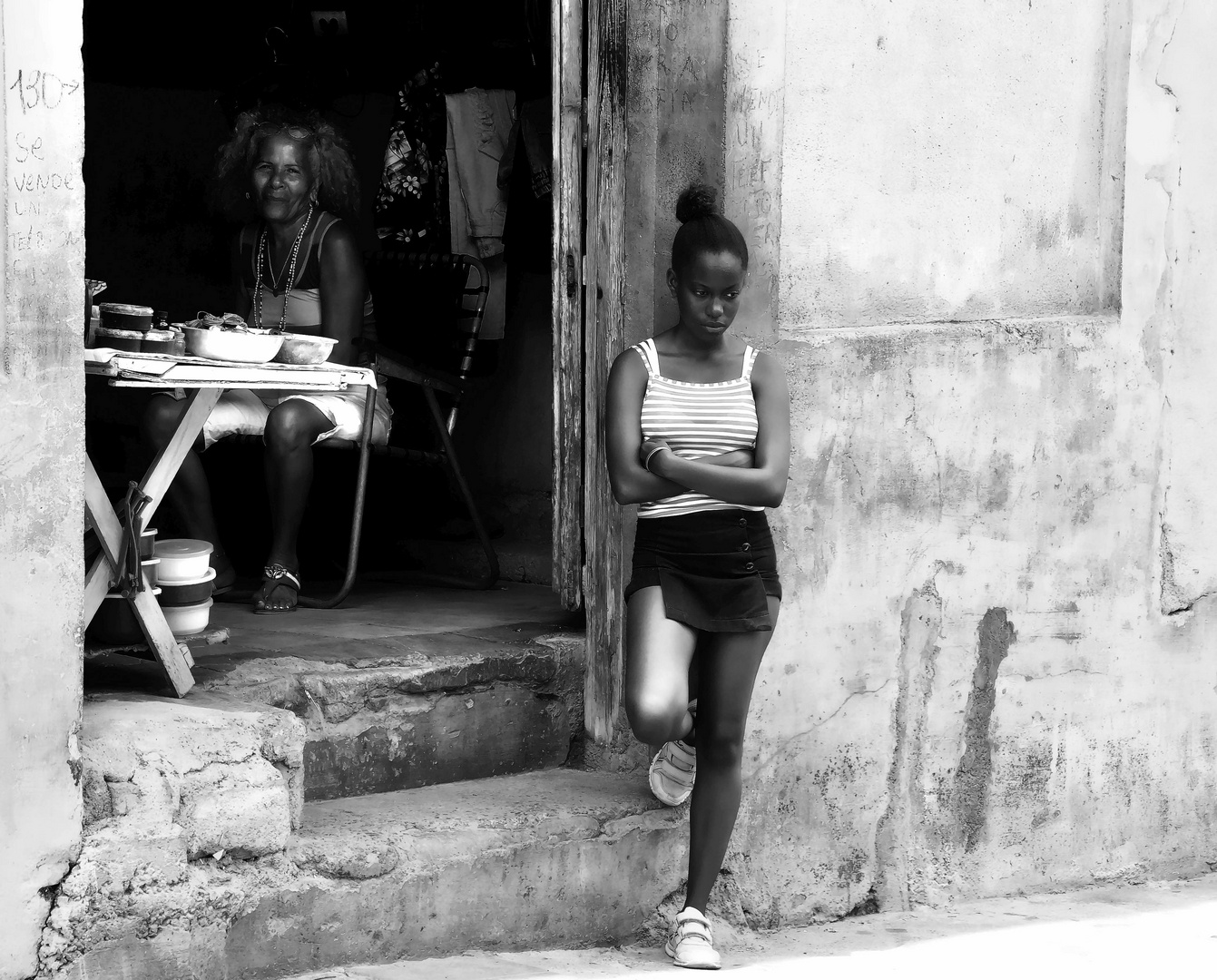 Street scene in Cuba