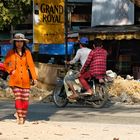 Street scene in Hsipaw, Shan State, Myanmar