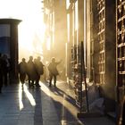 street scene in madrid