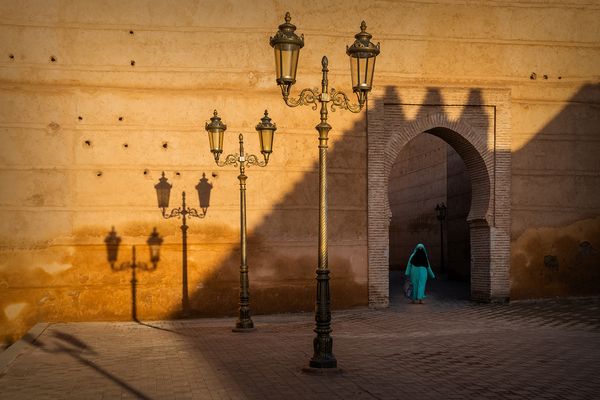 Street Scene in Marrakesh