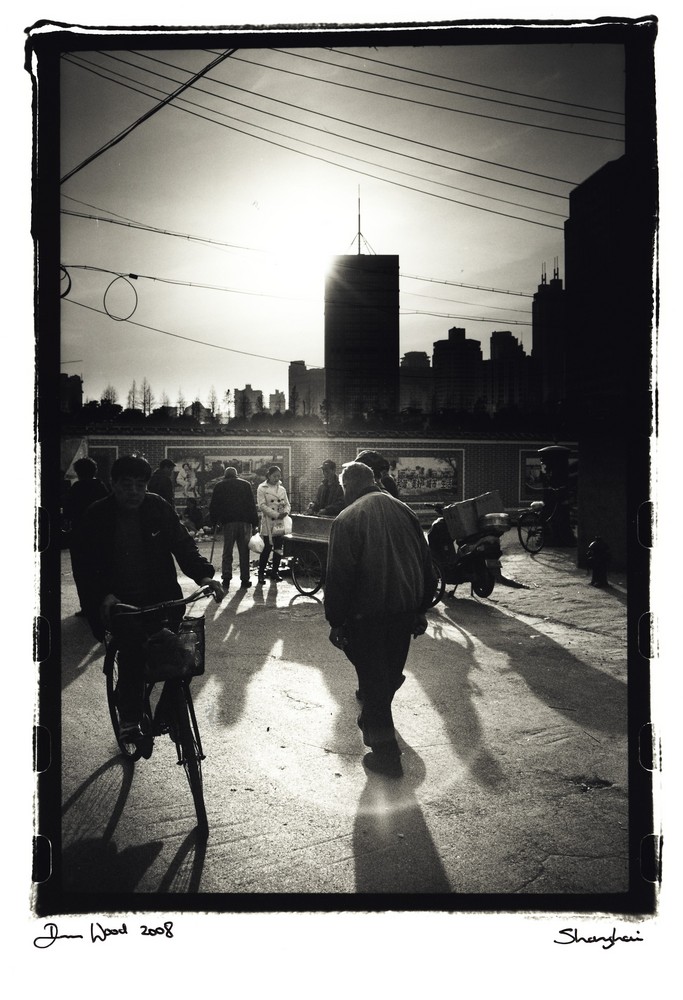 street scene in Shanghai