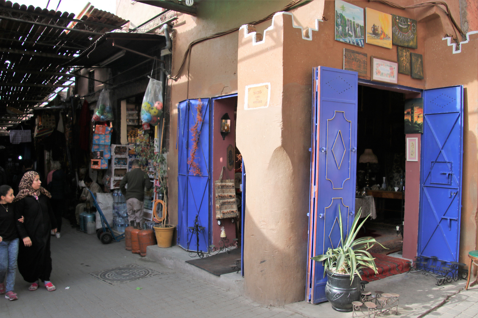 street Shop Gasse Medina Marrakesch M-27 + surpise Ü42K