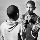 Street: spielende Kinder in Marrakesch