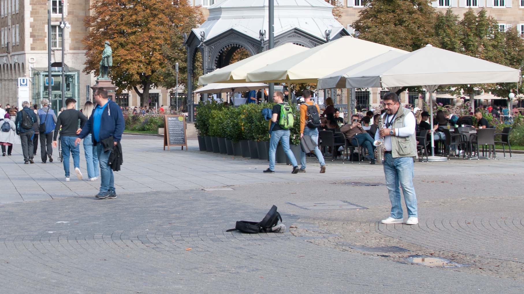 Street-Straßenmusikant