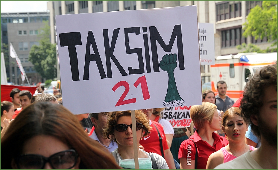 Street TAKSIM 21 Stuttgart Demo Plakat 8.06.13