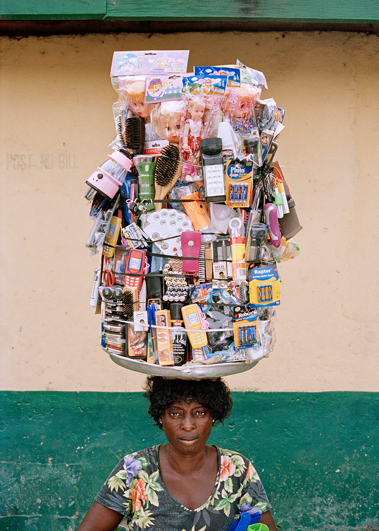 Street vendor, Ghana, 2008