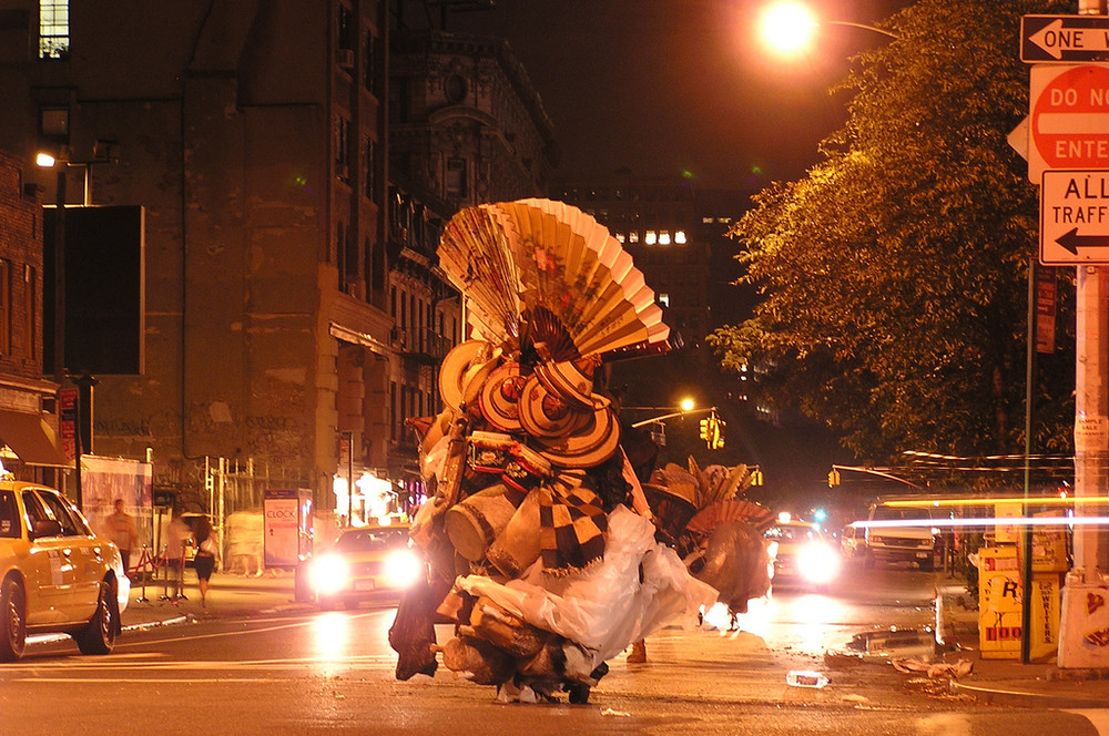 Street vendor in NYC at 3am