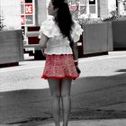 street Woman in RED p-21-25-colkey