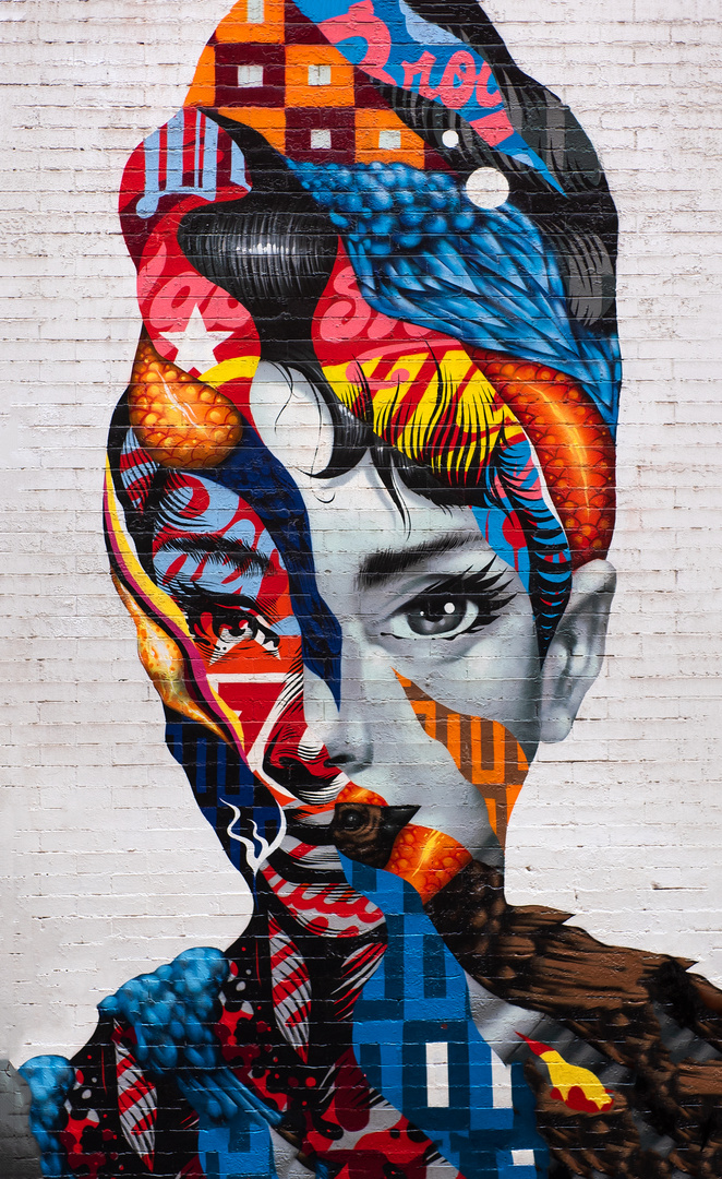 Streetart Audrey Hepburn