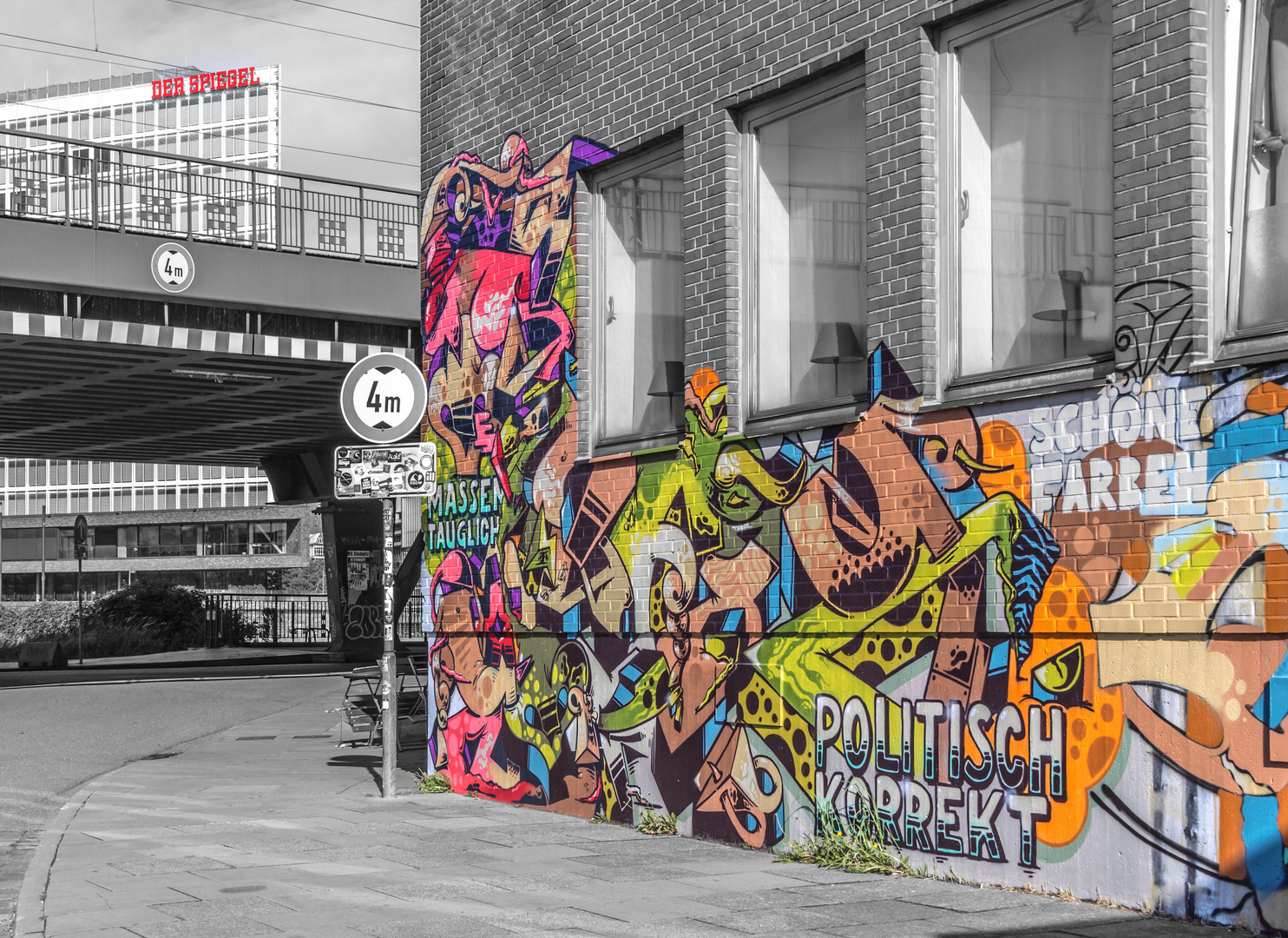 Streetart + Graffiti in HH: "DER SPIEGEL" 