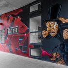 Streetart + Graffiti in HH: Die "Hummel"-Figur