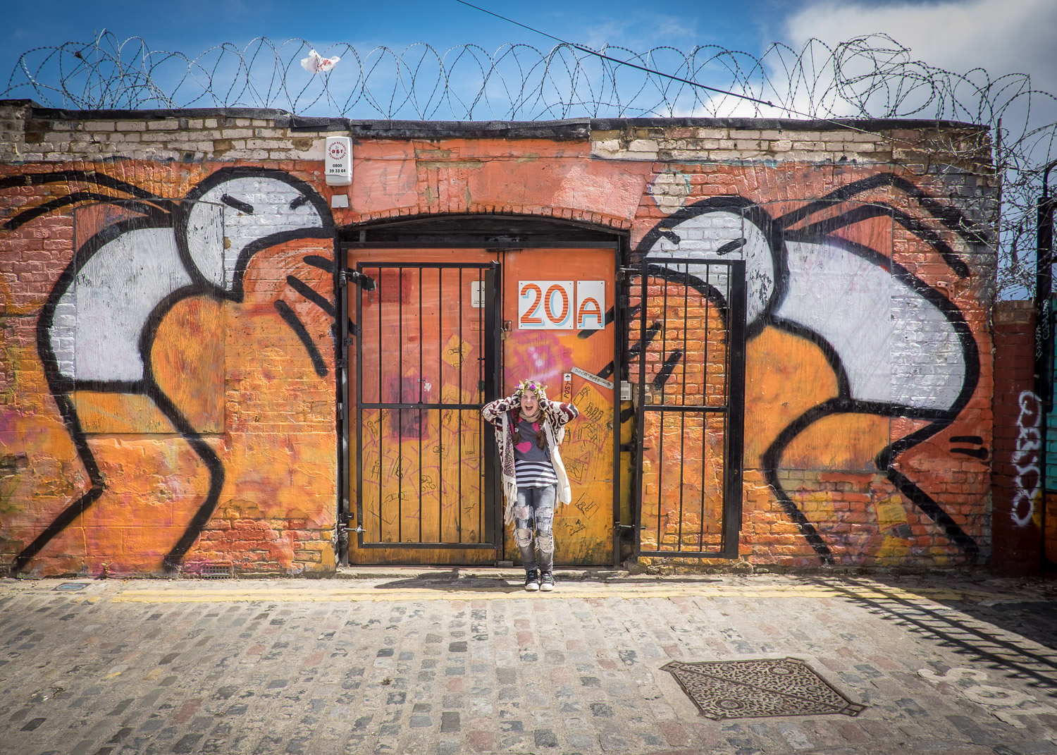 Streetart in Shoreditch (London) - von STIK