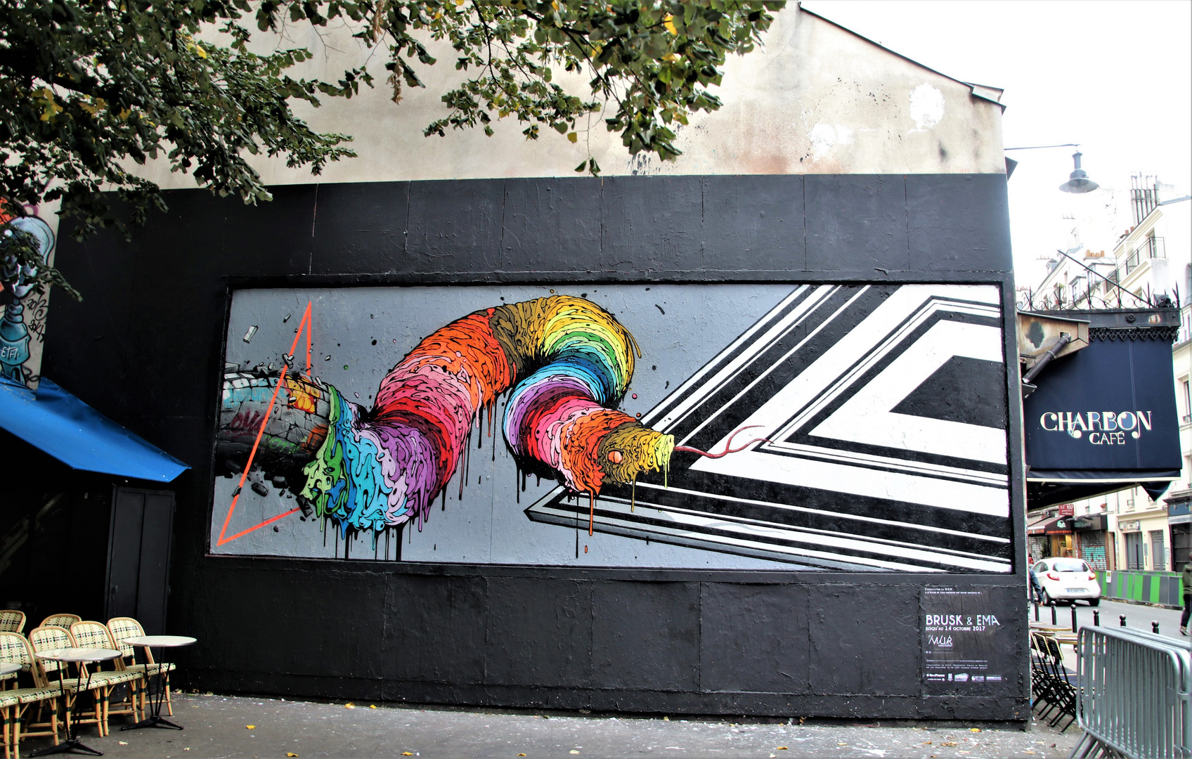 Streetart - Le serpent