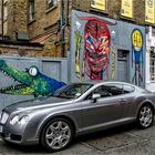 Streetart mit Bentley