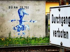 streetart Ratlos Gleis p-21-46-col