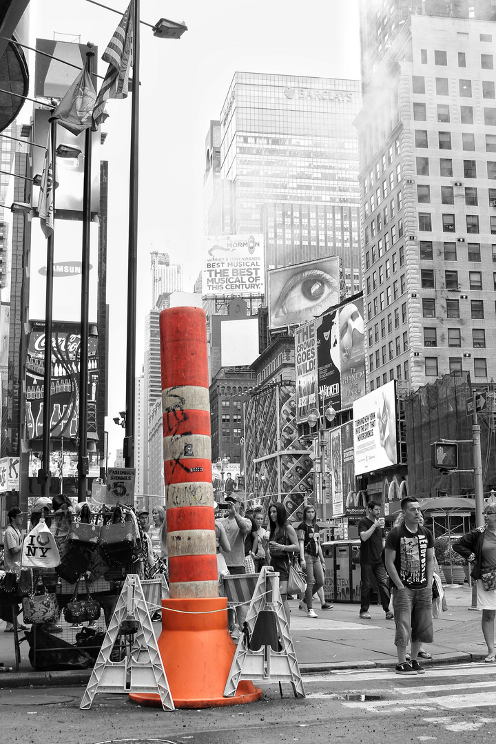 Streetart Time Square New York