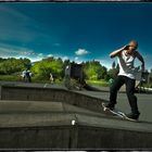 Streetboard park session