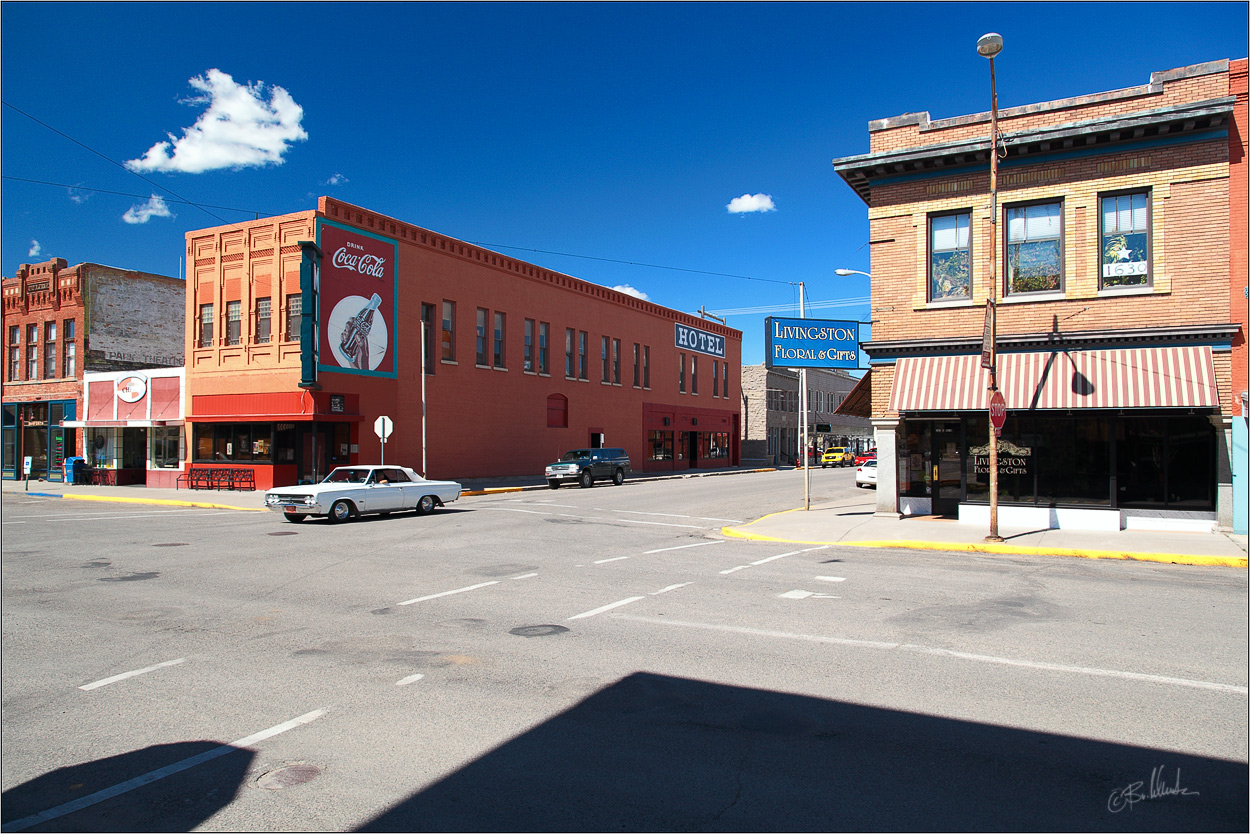 Streetcorner, Livingston, Montana Foto & Bild north america, united