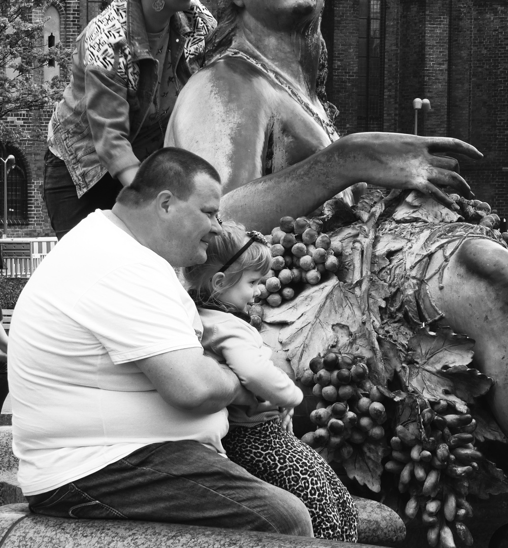 Streetfoto von einem Berliner Brunnen