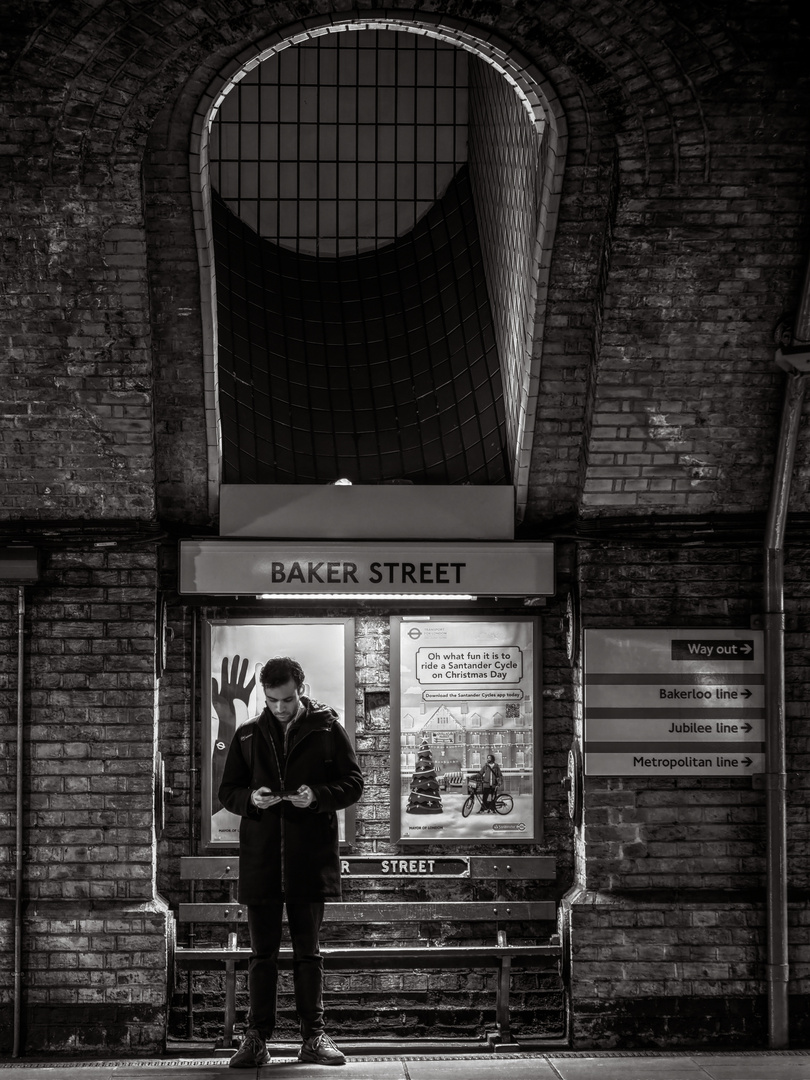 Streetfotografie in Baker Street