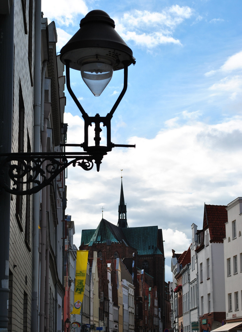 Streetlamp in Lübeck