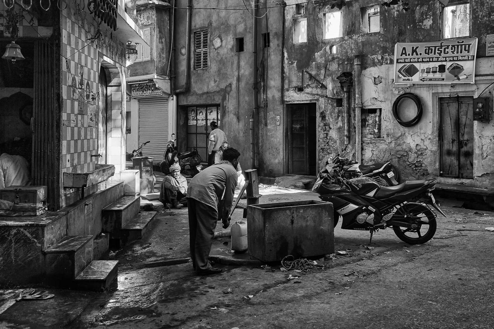 Streetlife in Jaipur (Indien) ...