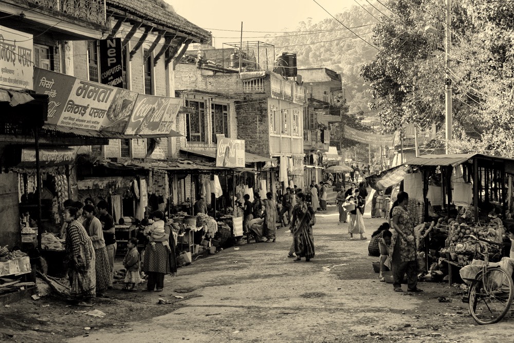Streetlife in Nepal