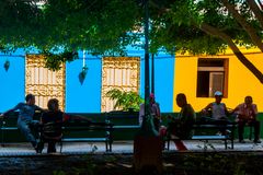 Streetlife in Parque Independecia Baracoa