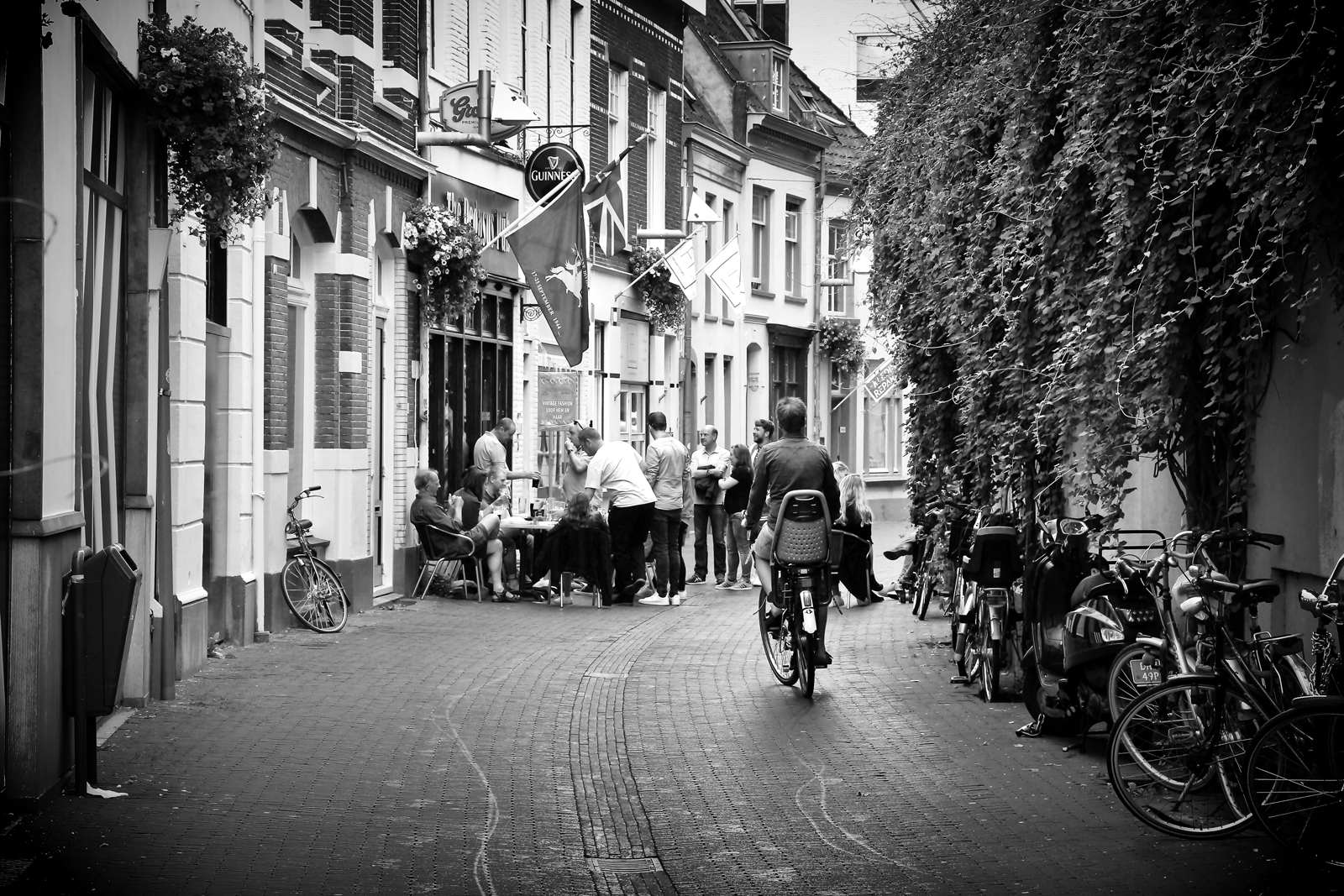 Streets of Arnhem on a sunday afternoon