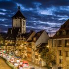 Streets of Freiburg by night