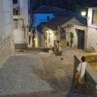 Streets of Granada at night