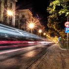 Streets of Kraków at night