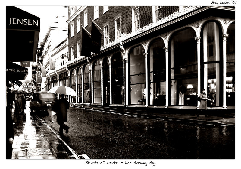 Streets of London - Nice shooping day