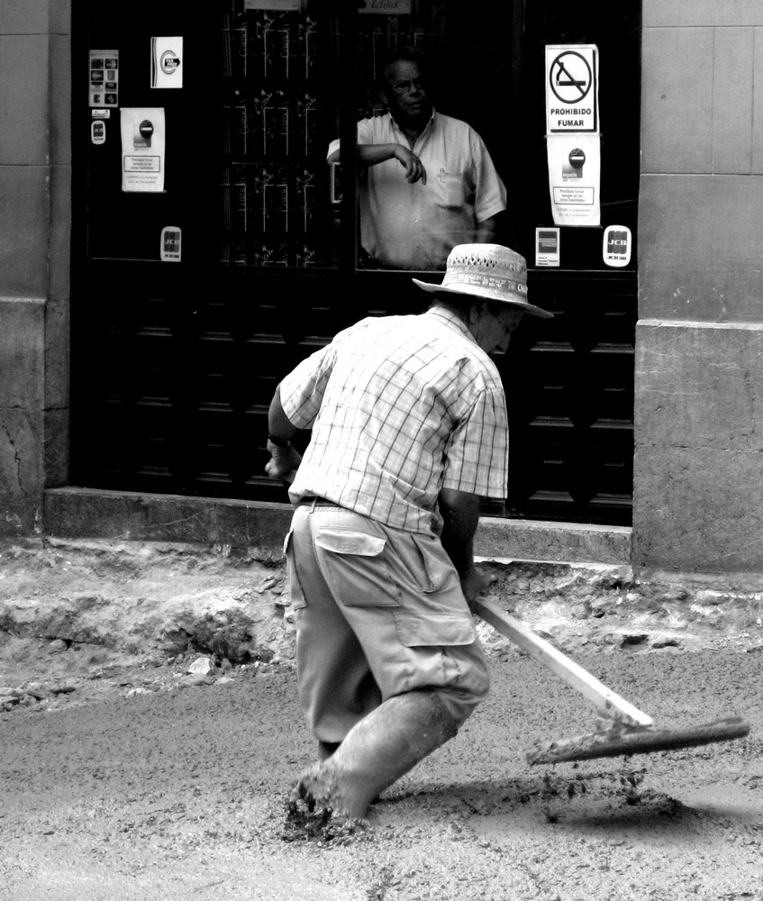 Streetworker in Cordoba